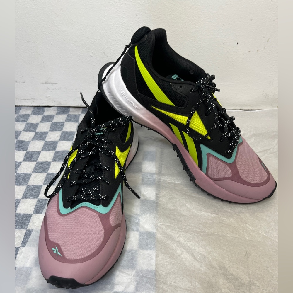 Reebok Lavante Trail 2 Women's Size 9 1/2 Trail Running Shoes GX4798 Black/Pink